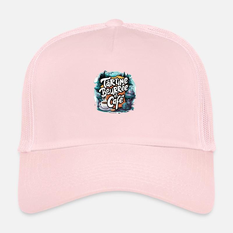 tartine beurrée et café Casquette trucker 