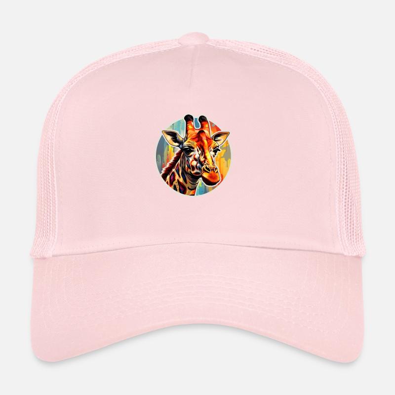 Tête de girafe Casquette trucker 