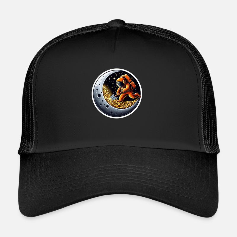 Chercheur d’or de l’homme de l’espace Casquette trucker 