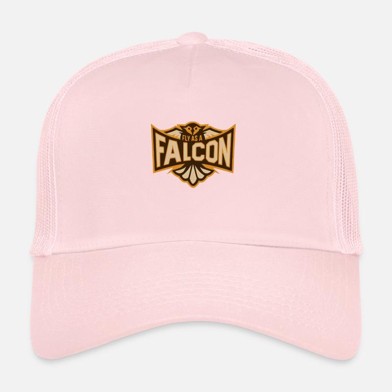 Fly As A Falcon - Sepia Trucker Cap