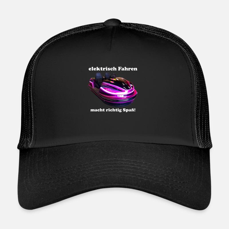 Driving an e-car is fun Trucker Cap