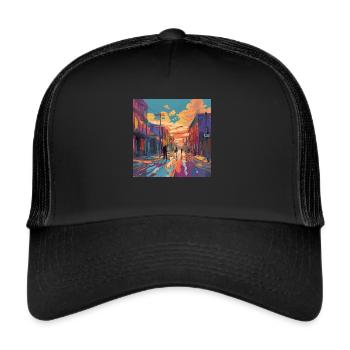 Urban Chic: Exploring the Streetwear Phenomenon - Trucker Cap - black/black - Front