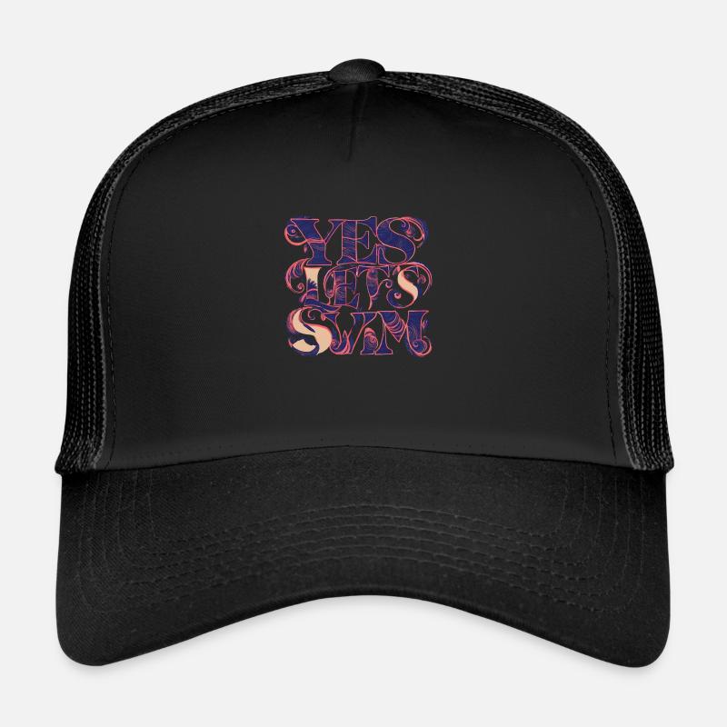 Entdecken Sie Aquatic Paradise! - Trucker Cap - Schwarz/Schwarz
