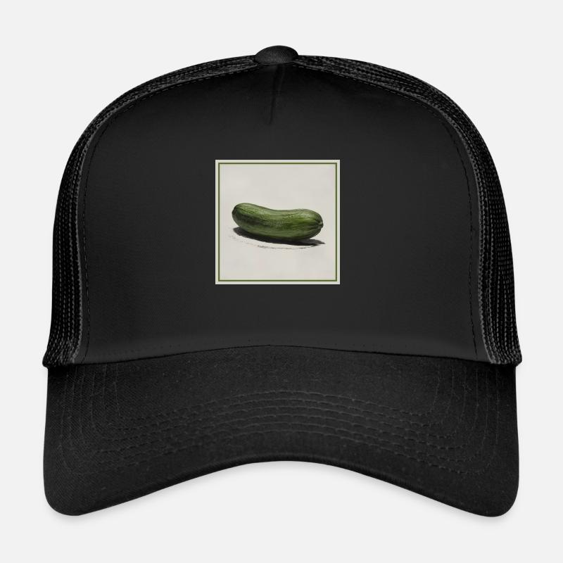 Eine Gurke - Trucker Cap - Schwarz/Schwarz