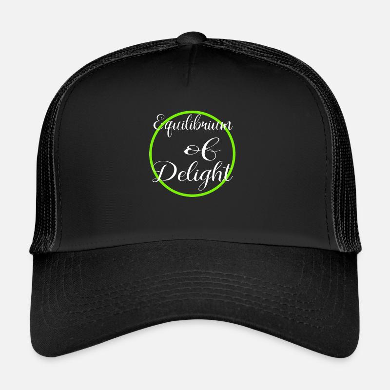 joyful living well-balanced lifestyle statement Trucker Cap