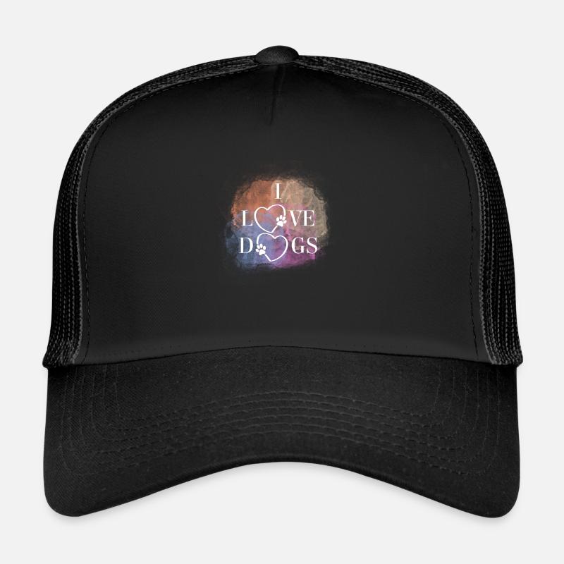 J’adore les chiens Casquette trucker 