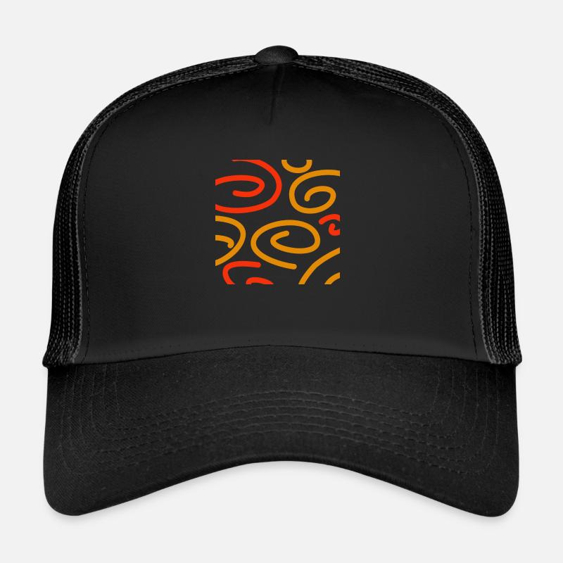 Spirale - Trucker Cap - Schwarz/Schwarz