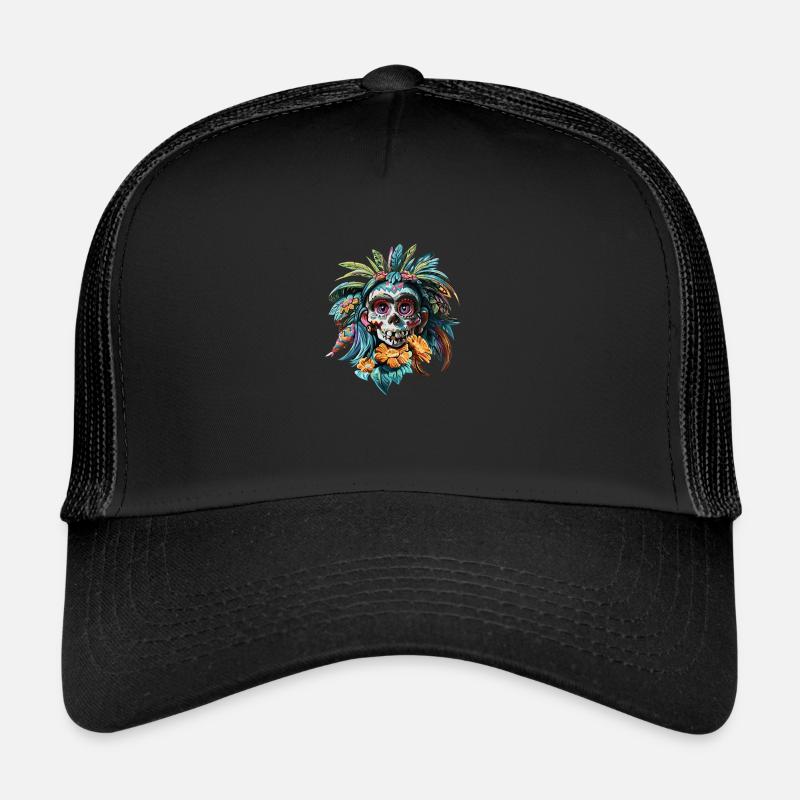 Skull native Casquette trucker 