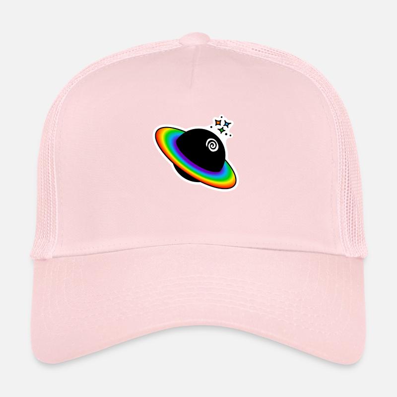 Rainbow Planet : Sticky Queer Pride Trucker Cap