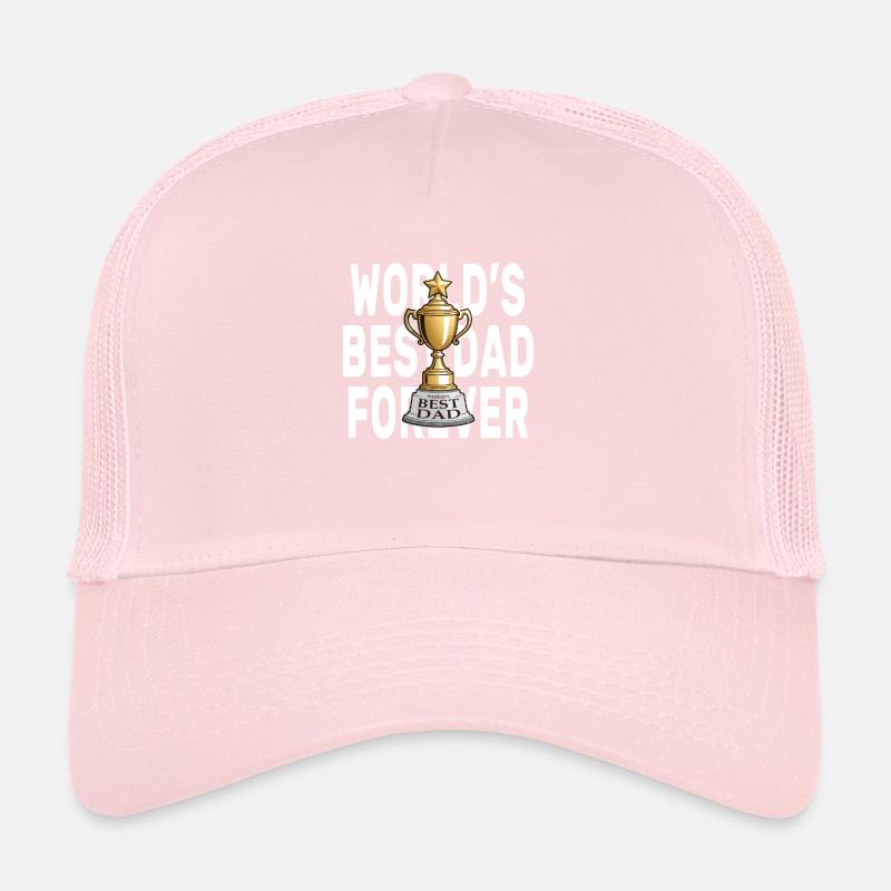 meilleur papa du monde - trophée - coupe Casquette trucker 