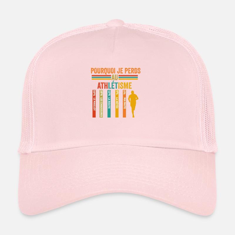 Athlétisme pourquoi je perds au athlétisme Casquette trucker 