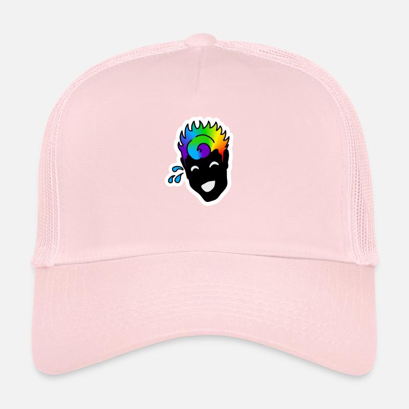 Laughing mao : Sticky Queer Pride Trucker Cap