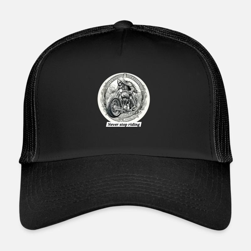 N’arrêtez jamais de rouler Casquette trucker 