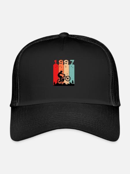 Millésime 1997 - Casquette trucker  - noir/noir - Devant