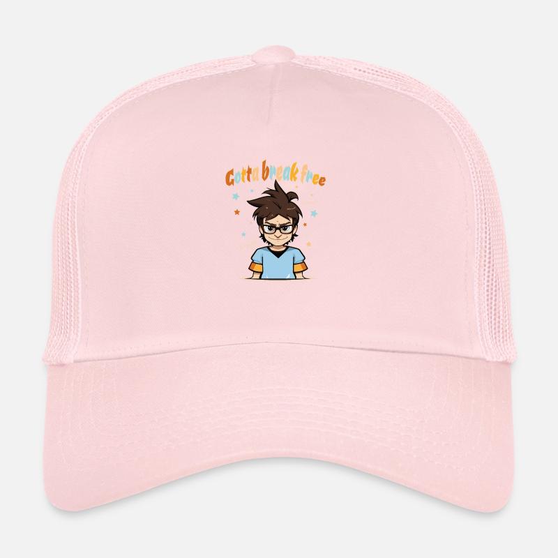 Nerd Nerd Geek Computer Freak - Gotta break free Trucker Cap