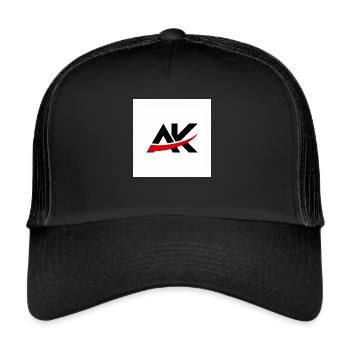 AK-Design Logo Random Series - Trucker Cap - black/black - Front