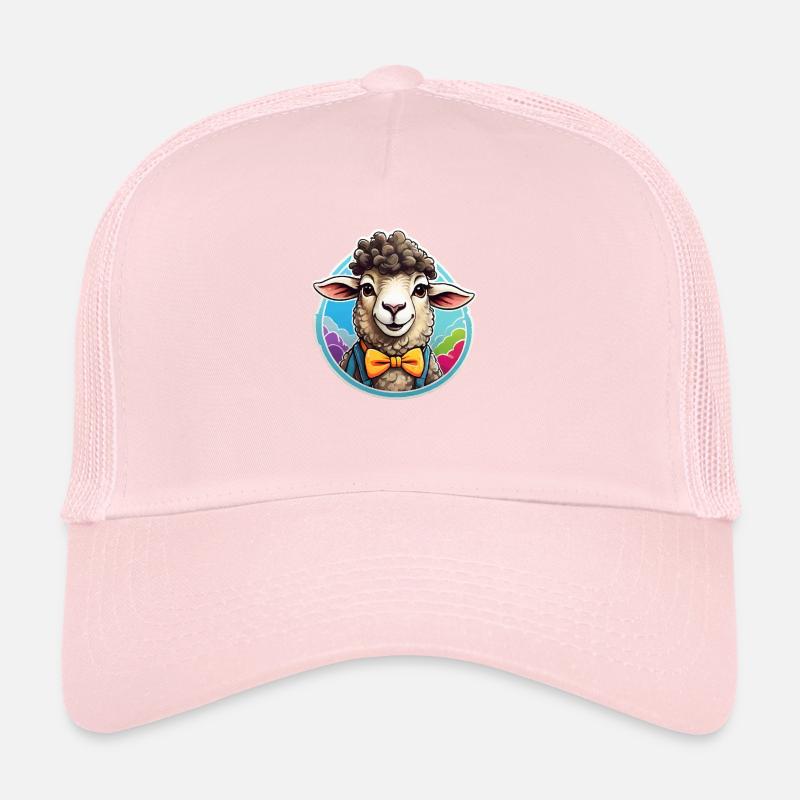Bande dessinée de mouton drôle Casquette trucker 