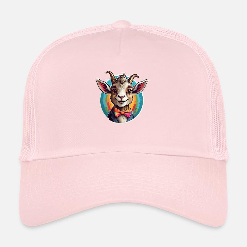 Lustige Ziege Comic Trucker Cap