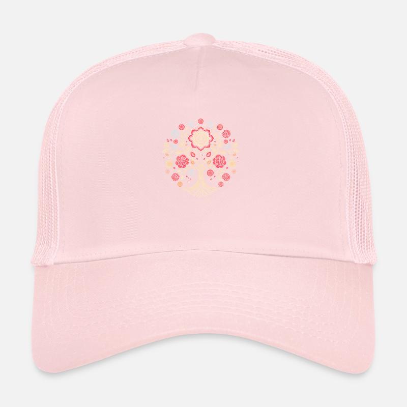 Lebensbaum-Rose Abstrakt Trucker Cap