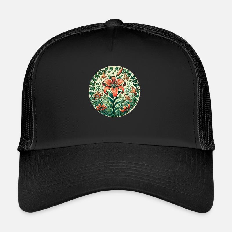 Lys tigré Casquette trucker 