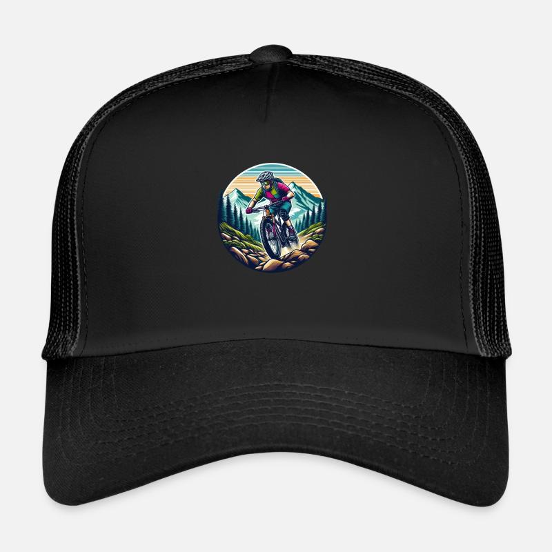 Mountain Biker - Trucker Cap - black/black