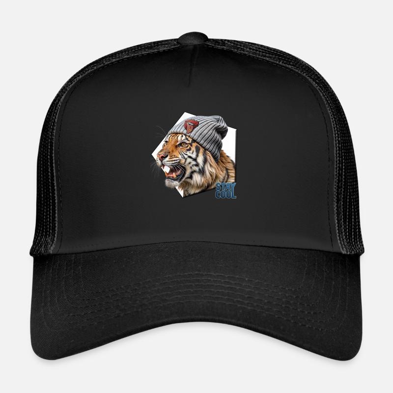 Rayures décontractées Casquette trucker 