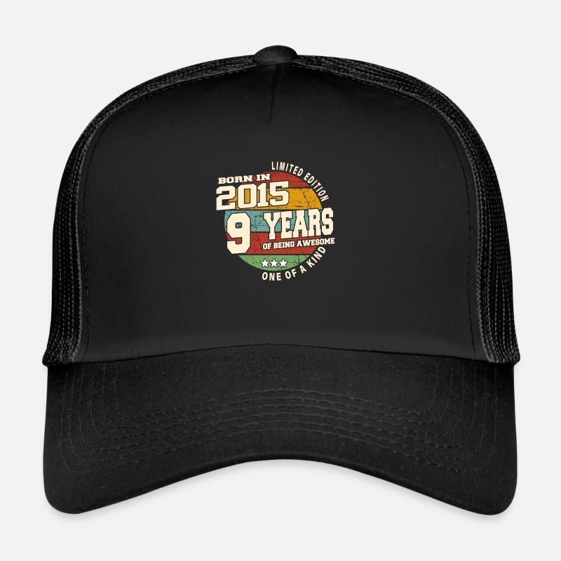 2015 Vintage Retro Classique 9 ans Casquette trucker 