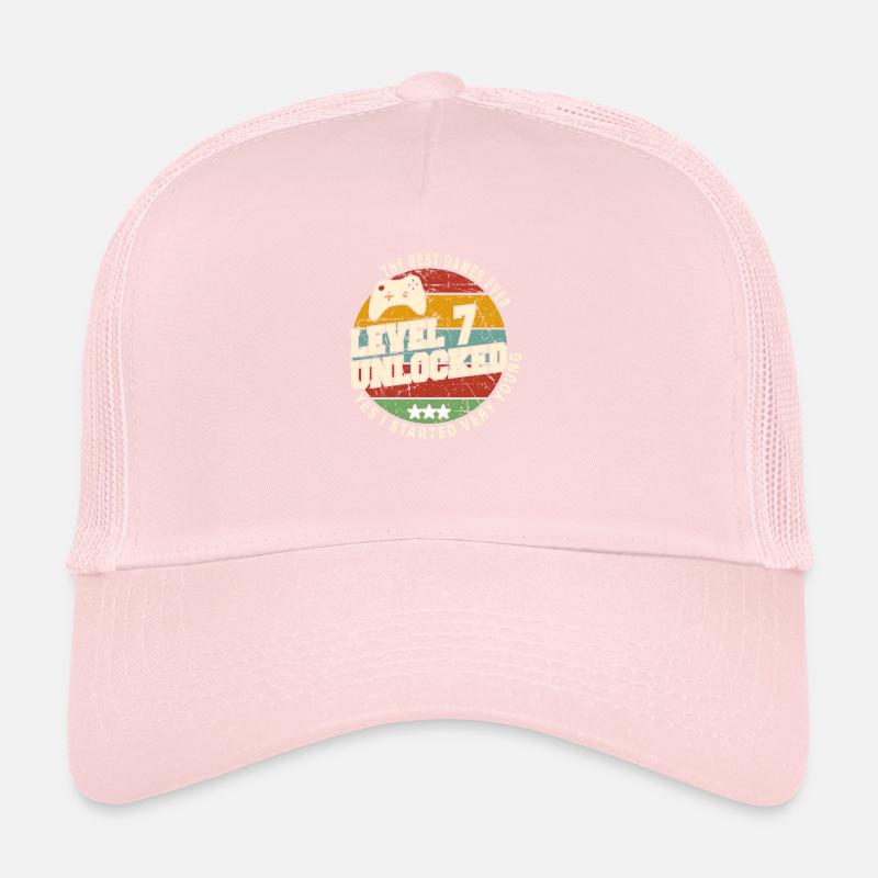 Original 2017 7th Anniversary Retro Gift Trucker Cap