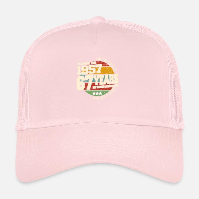 1957 Vintage Retro Classique 67 ans Casquette trucker 