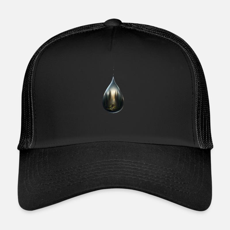 Vue sur la forêt déchirure Casquette trucker 