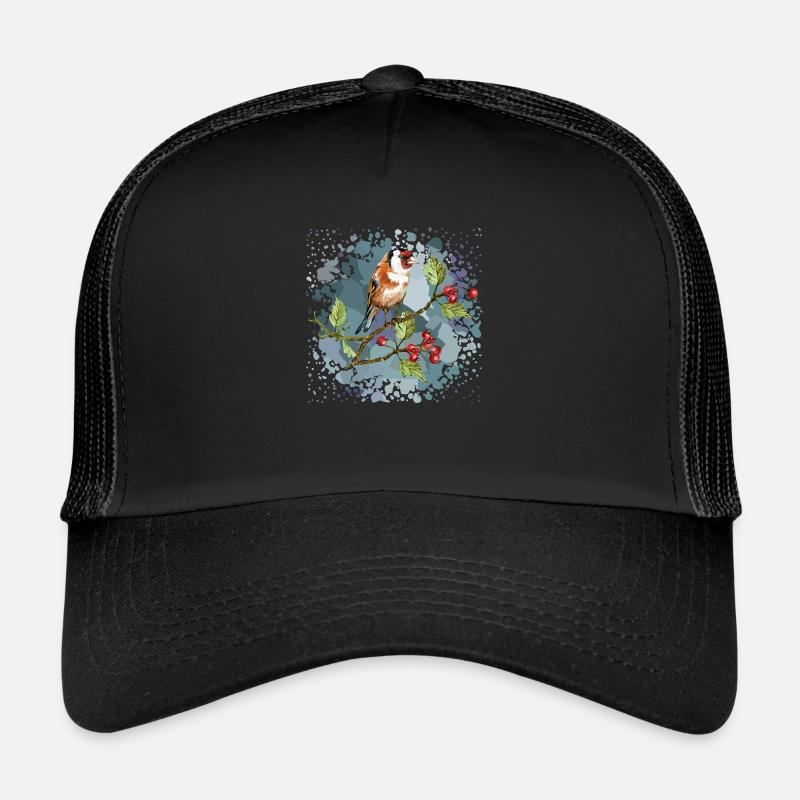 Colorful bird Trucker Cap