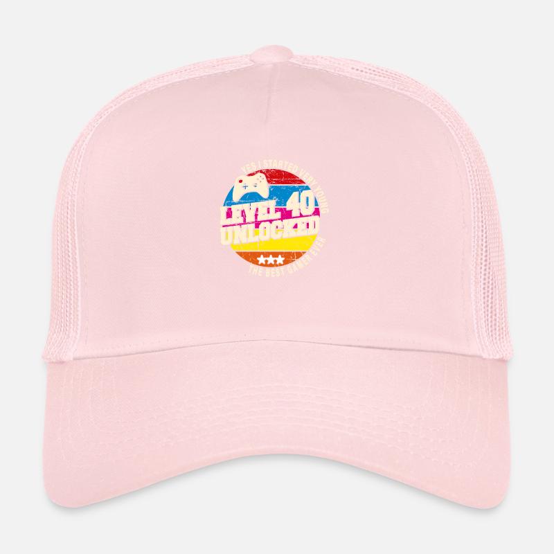 Original 1984 Vintage Level 40 Freischalten Trucker Cap