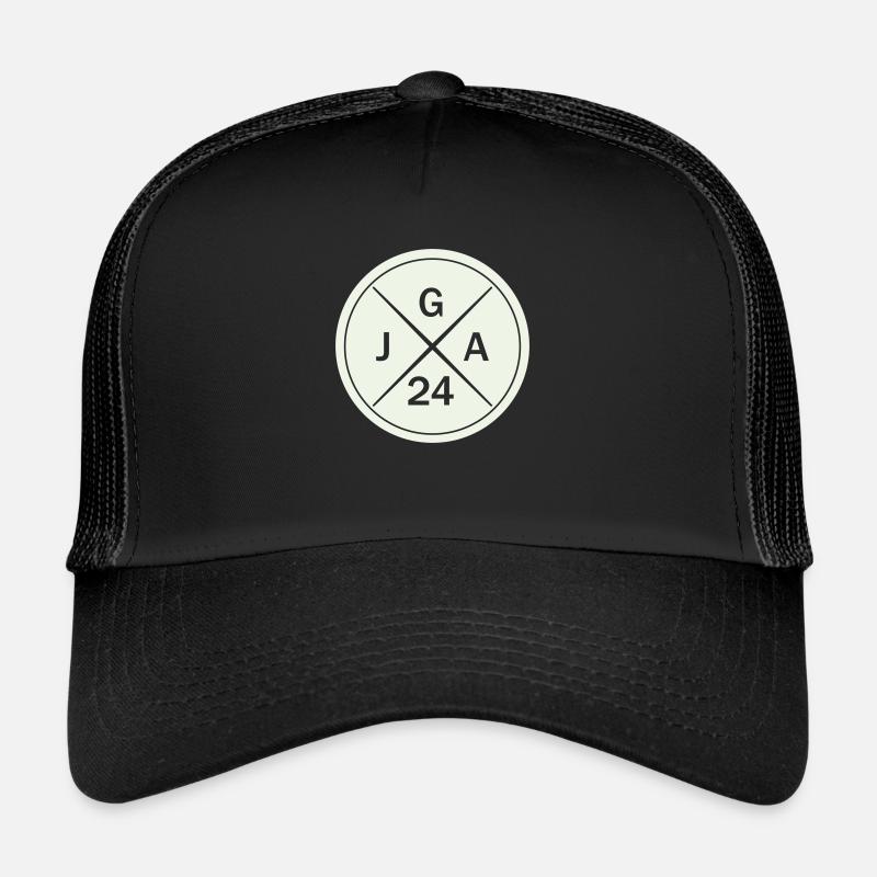 jga 24 - Trucker Cap - Schwarz/Schwarz