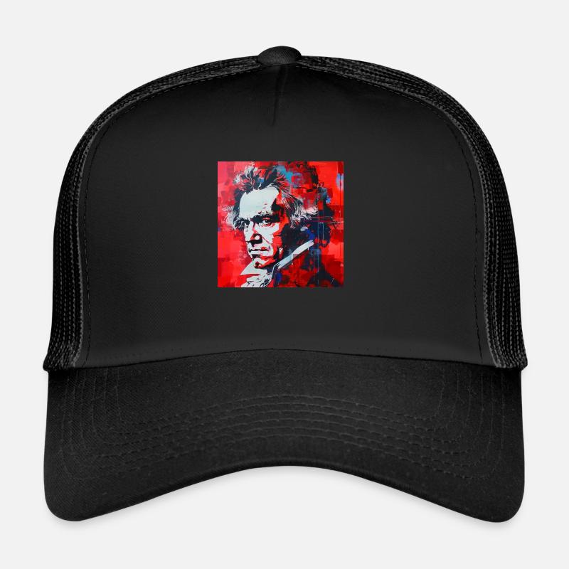 Beethoven n° 3 - Casquette trucker  - noir/noir