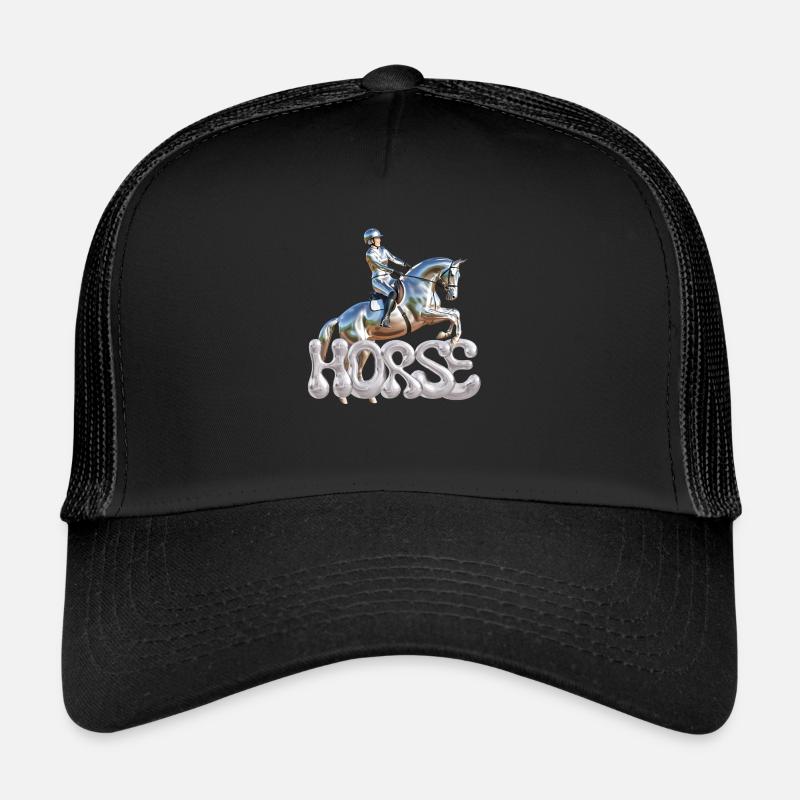 Show Jumper Chrome 2 - Trucker Cap - black/black