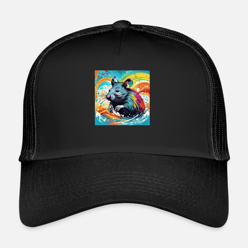 Couleur du rat Casquette trucker 