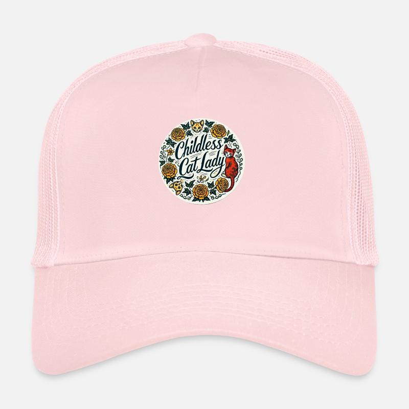 Childless Cat Lady Trucker Cap