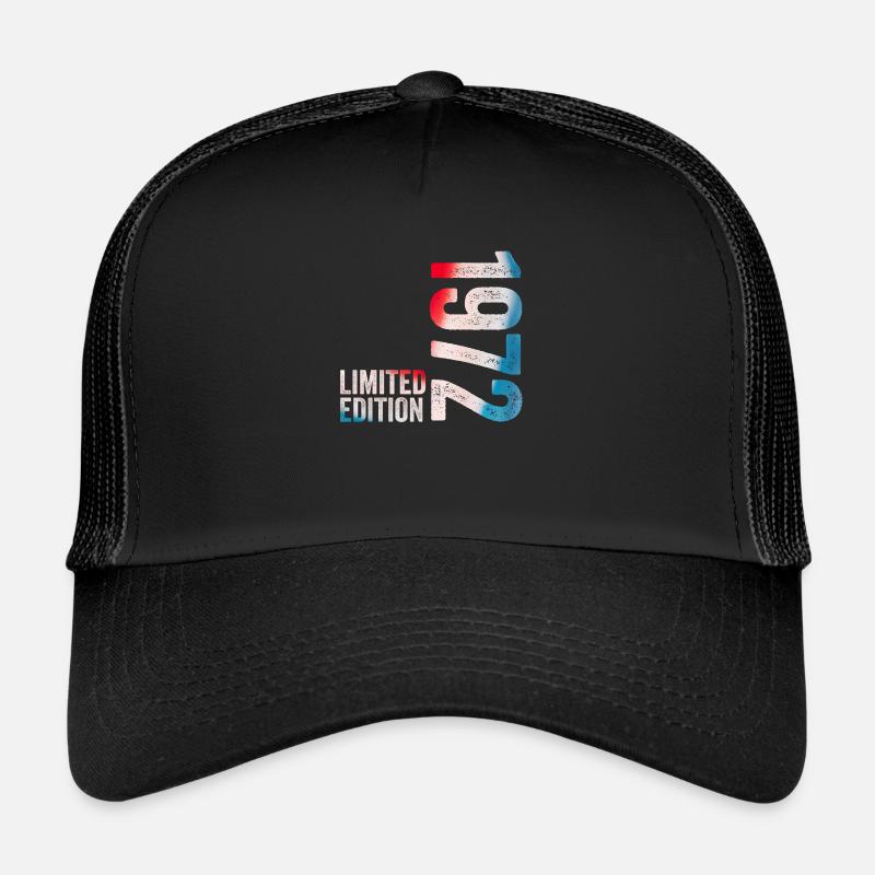 1972 Édition limitée Cadeau d’anniversaire 1972 Casquette trucker 