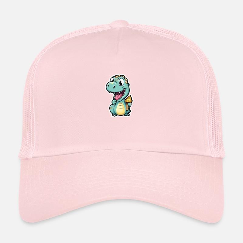 Dino mange de la glace Casquette trucker 