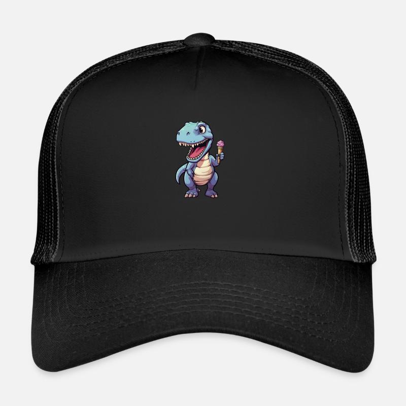 Dino mange de la glace Casquette trucker 