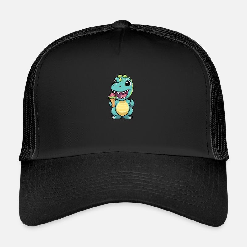 Dino mange de la glace Casquette trucker 