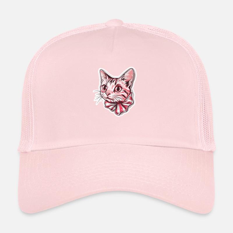 Chat avec nœud papillon noble matou Casquette trucker 