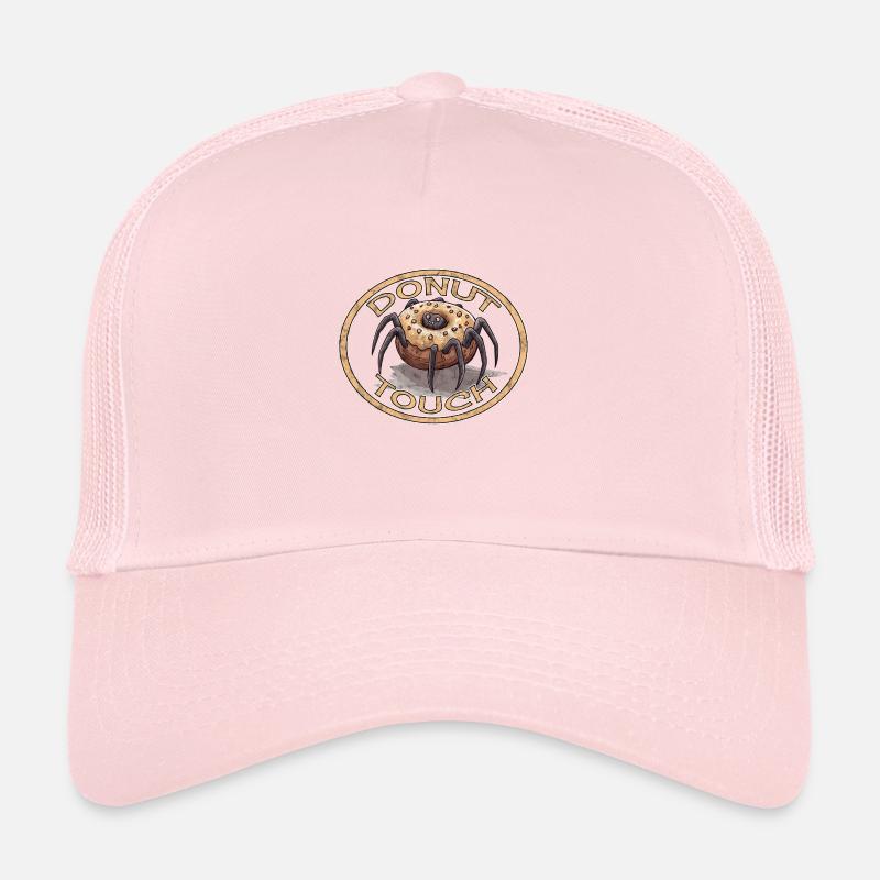 Donut Spider Jeu de mots drôle Casquette trucker 