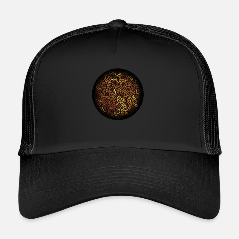Turing Pattern - Trucker Cap - black/black