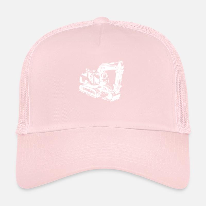 Technik trifft auf Kraft Muskelprotz Bagger Trucker Cap