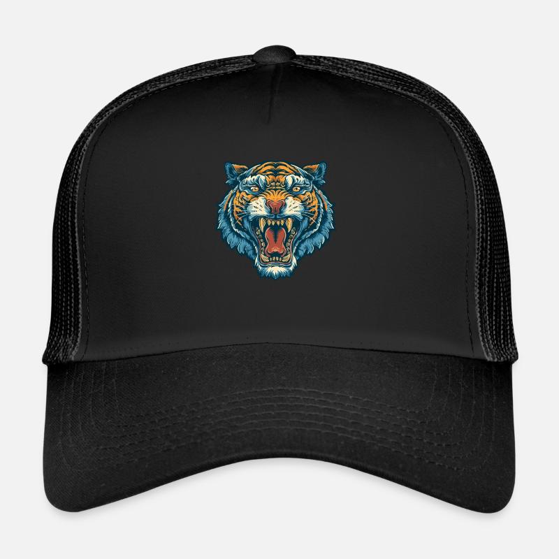 Brüllender Tiger – Wildes Power-Design. Trucker Cap