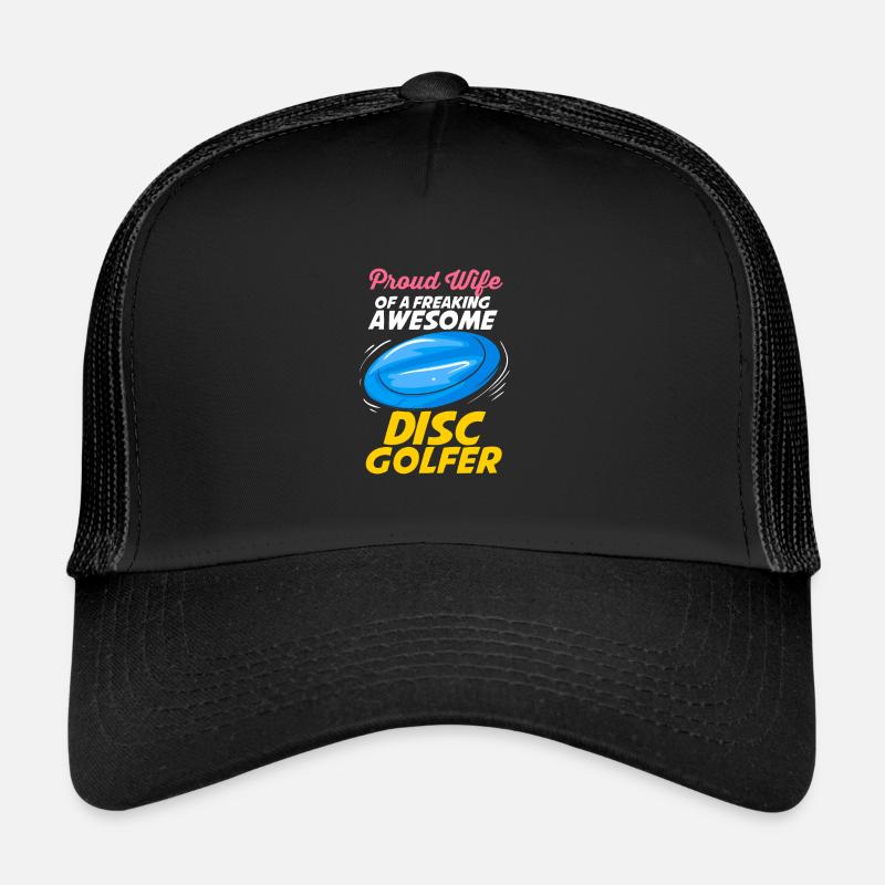 Épouse d’un disc golfeur disc golf Casquette trucker 