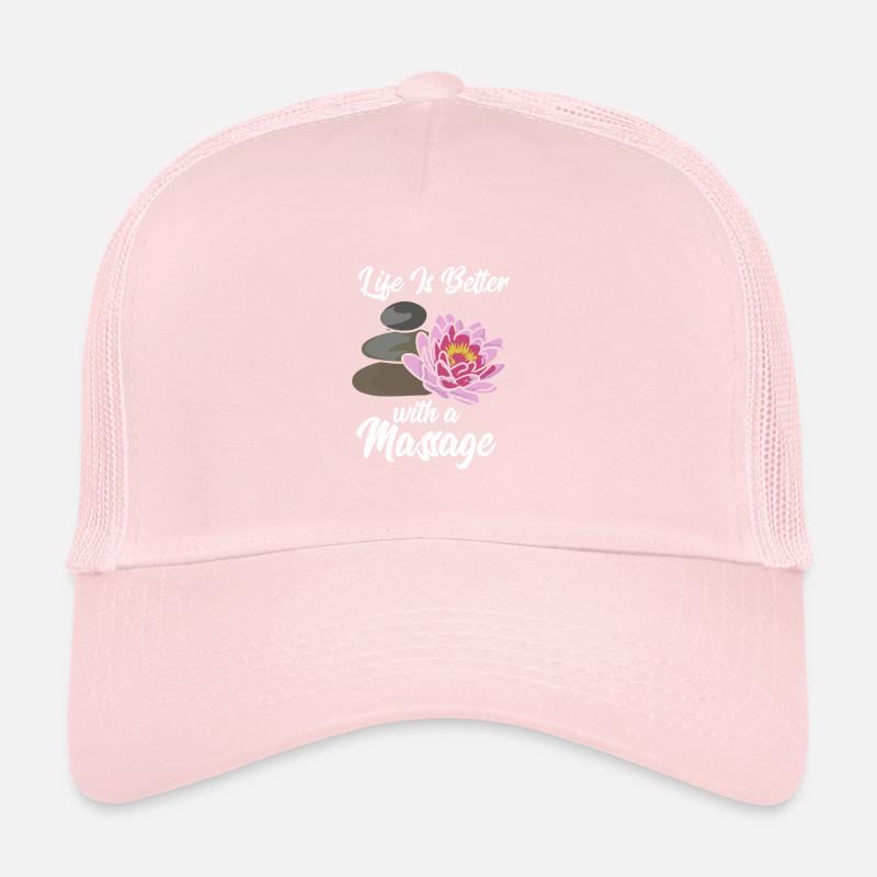Massage Therapy Life Is Better With A Massage Trucker Cap