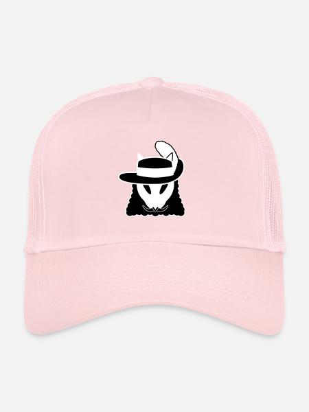 D'Artekuroeil - Trucker Cap - pale pink - Front