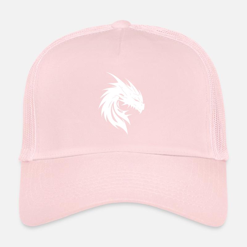 Grim Monster Dragon Tattoo Style Trucker Cap